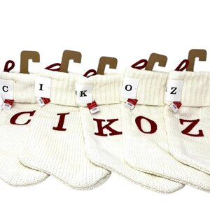 Target Wondershop Knit Monogram Christmas Stocking White Wondershop™: 20"